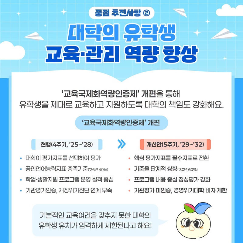 유학생 30만 시대, 외국인 유학생 인재양성 정책 본격화