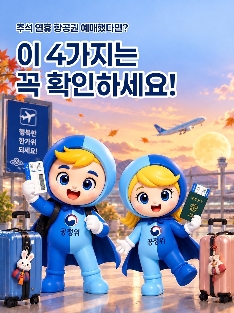 추석 연휴 항공권 예매했다면?