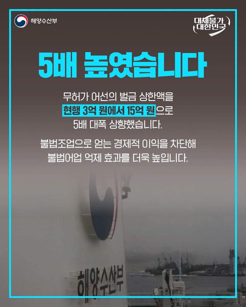 외국어선, 불법조업 강력대응