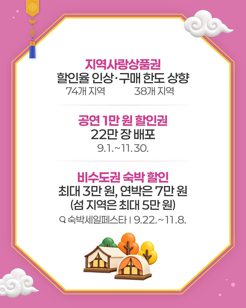 올해 추석 즐겁게 보내시도록