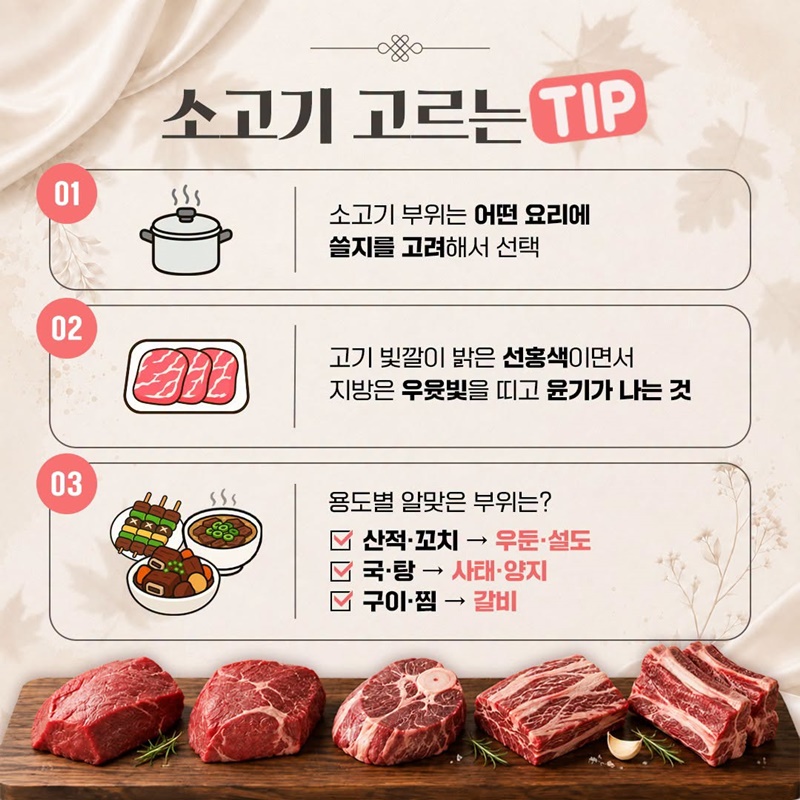 추석 과일·고기 이렇게 고르세요!