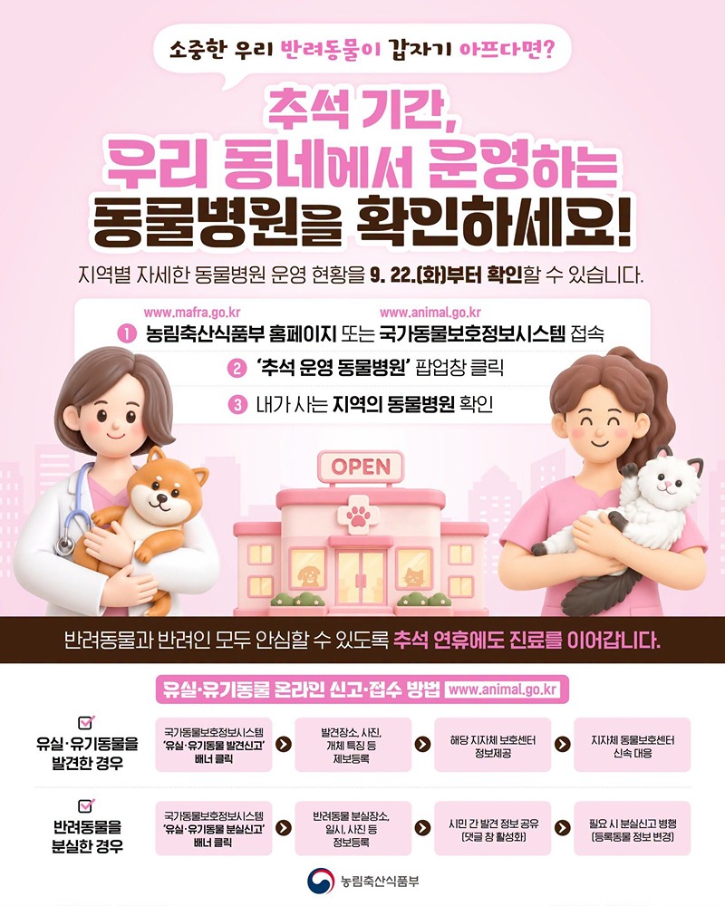추석 연휴 공공주차장 무료 이용하세요! 하단내용 참조
