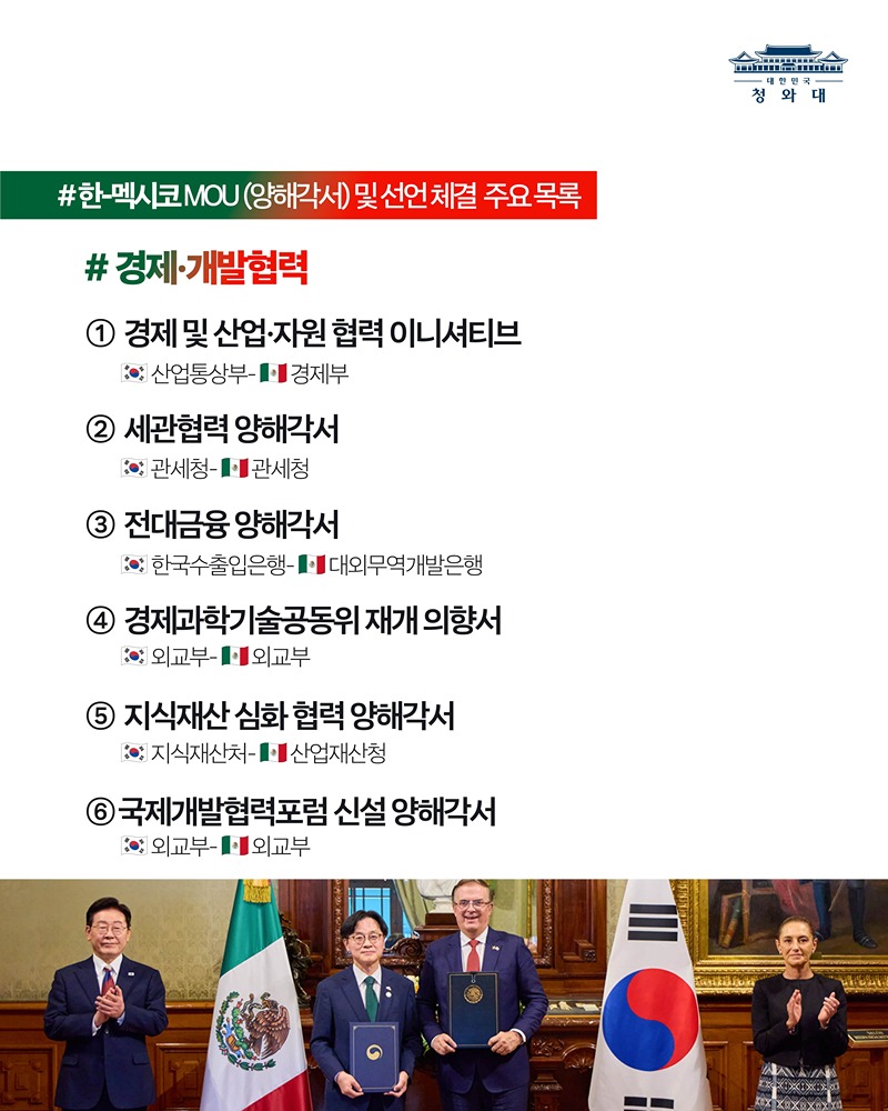 한-멕시코 정상회담 결과, 국민께 보고드립니다