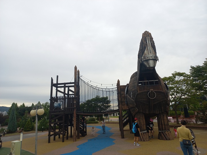 어린이를 위한 트로이의 목마(본인 촬영)