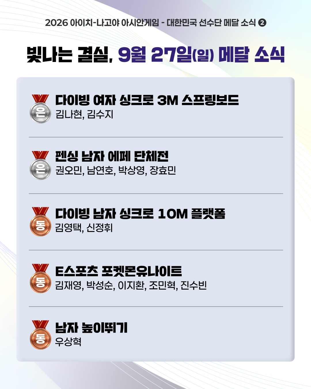 빛나는 결실, 축하합니다!