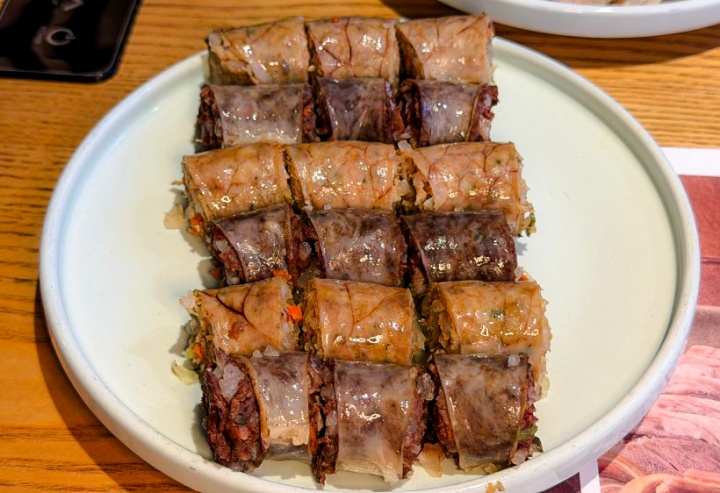 육경희 명인의 피순대를 먹었다. (본인촬영)