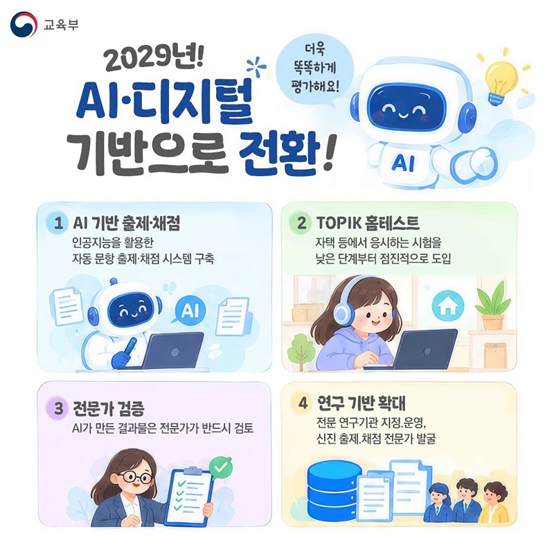 TOPIK 2029년 새롭게 바뀝니다!