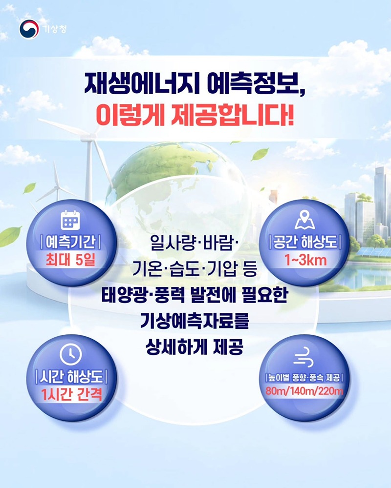 더 정밀한 예측으로 여는 재생에너지 시대!