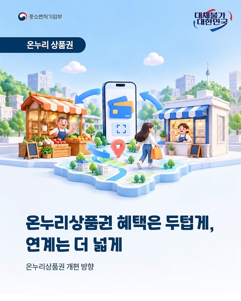 온누리상품권 혜택은 두텁게, 연계는 더 넓게