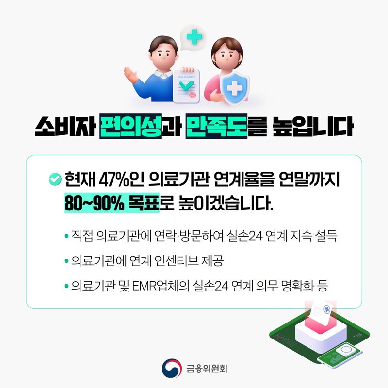 서류 없는 실손보험금 청구, 실손24 이용이 더욱 편리해집니다