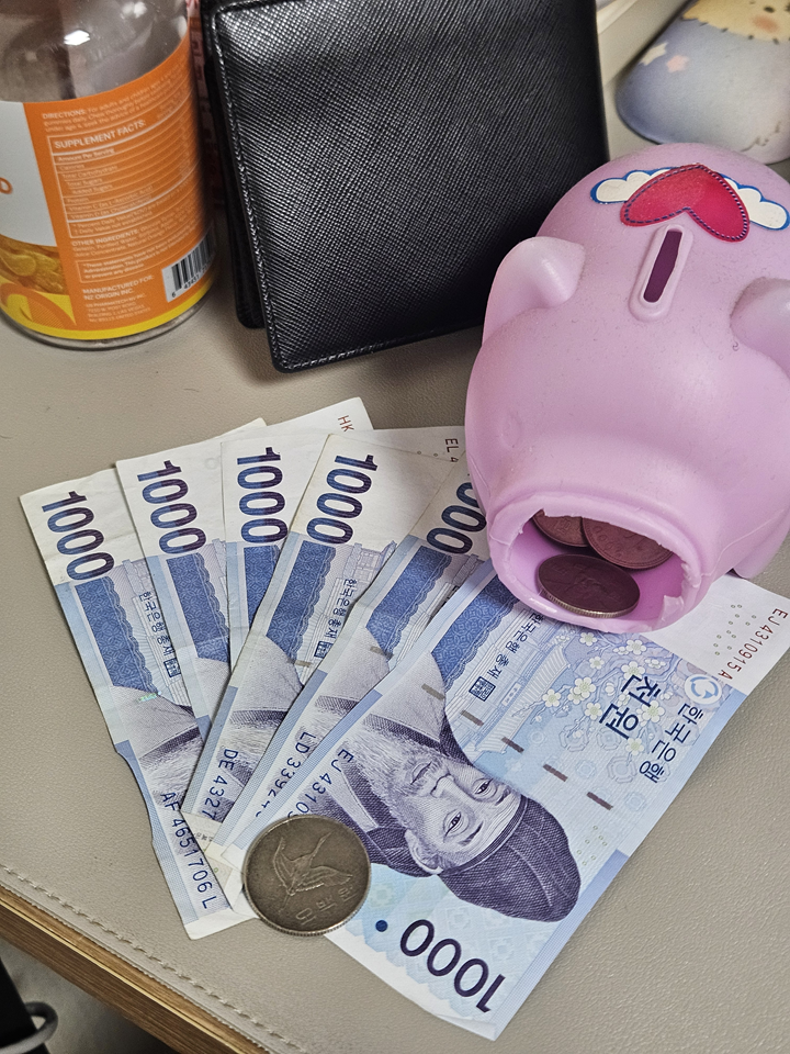 청년 짠테크의 시작, 저축 습관 만들기 (본인 촬영)