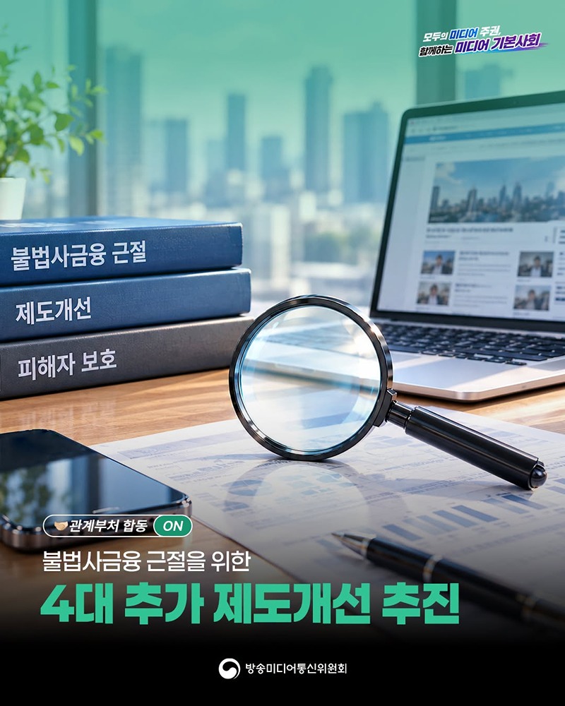 불법사금융 근절을 위한 4대 추가 제도개선 추진