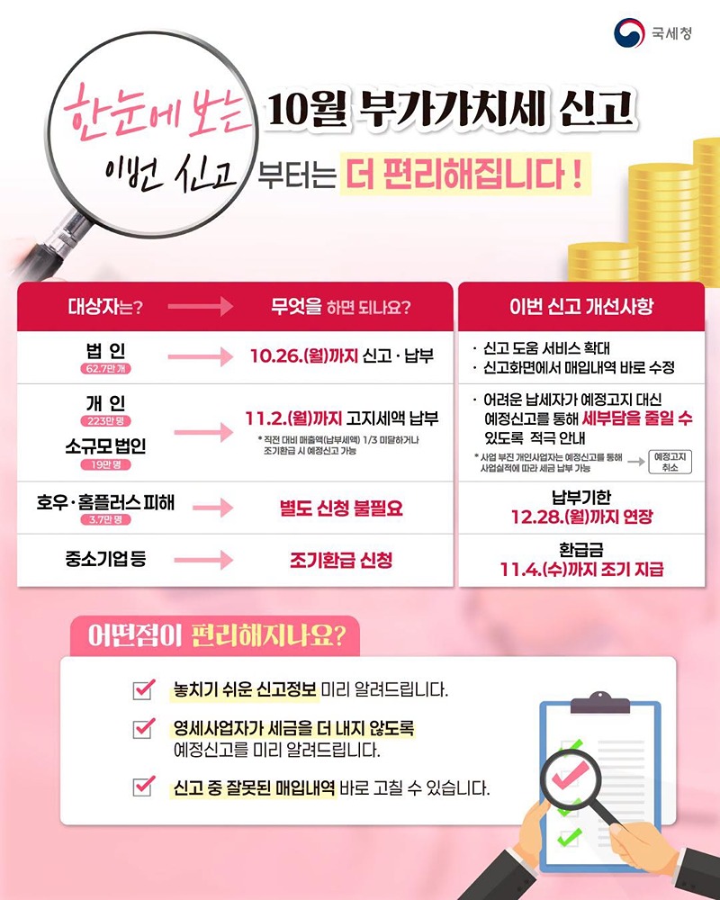 세금 부담은 덜고 회복의 힘은 더하고!