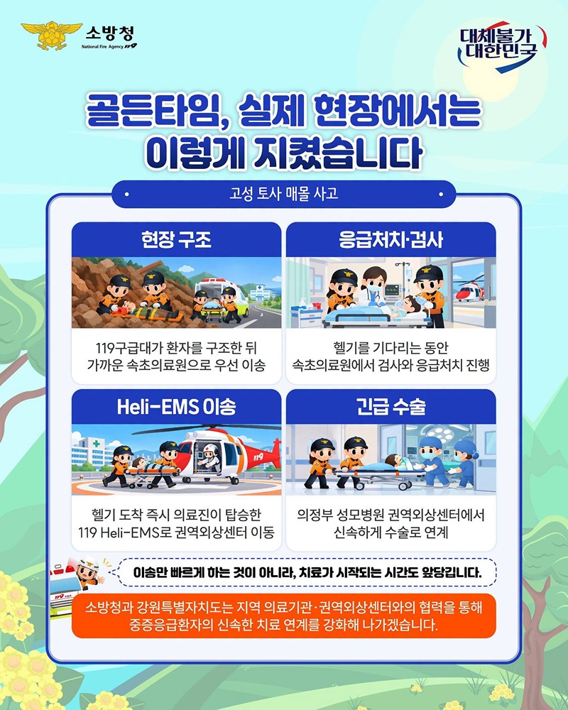 골든타임을 잇는 강원형 119 Heli-EMS