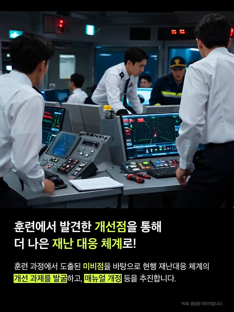 위기 상황에도 흔들림 없이, 국민의 안전을 지키겠습니다