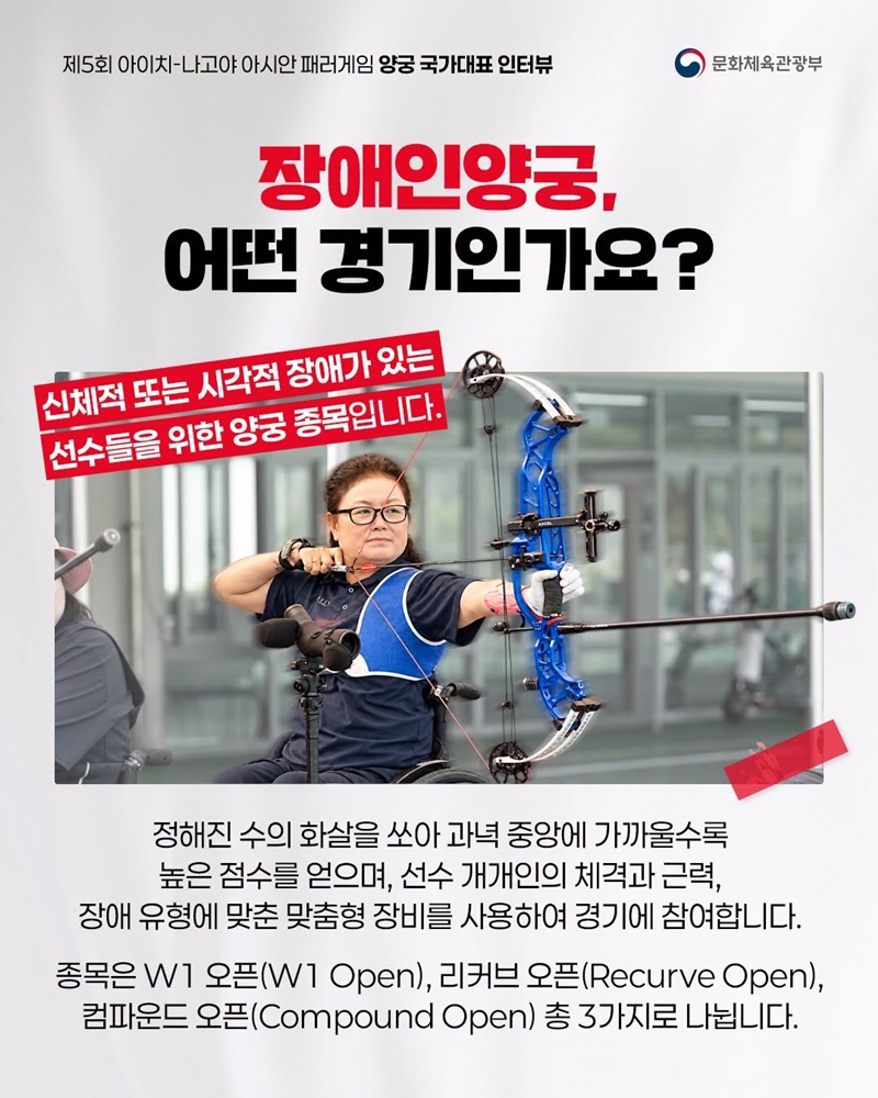 아시안 패러게임 국가대표 인터뷰 시리즈 ② 양궁 국가대표 선수 이야기