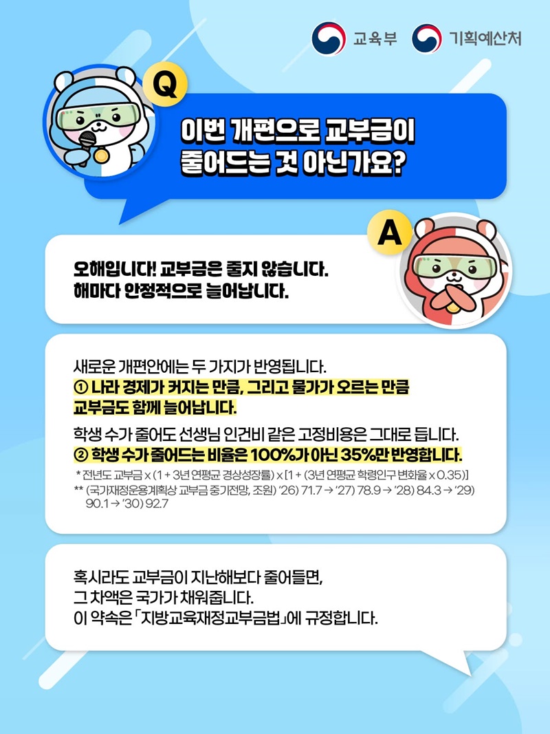 교부금 개편의 오해와 진실