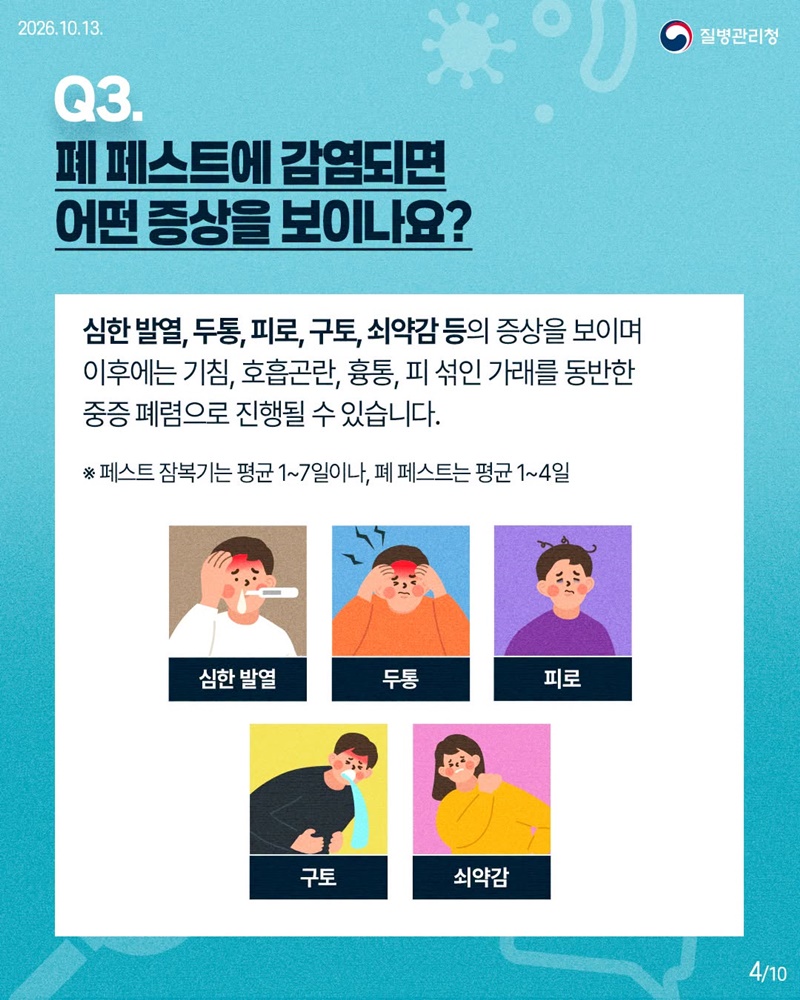 러시아 원인불명 폐렴(폐 페스트 의심) 대응상황 Q&A