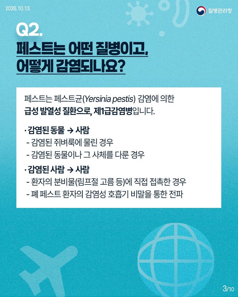 러시아 원인불명 폐렴(폐 페스트 의심) 대응상황 Q&A