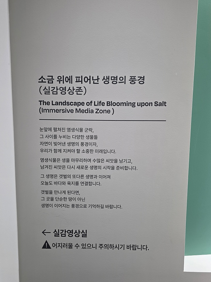 실감영상존 안내(본인촬영)
