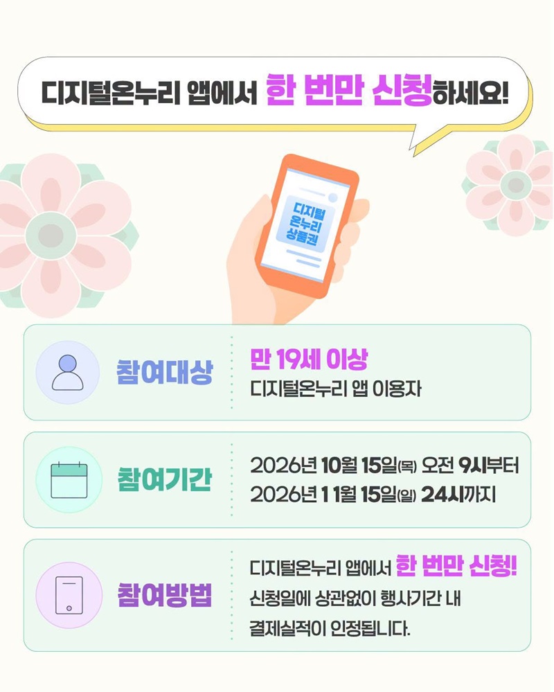 2026 코리아 그랜드 페스티벌과 함께하는 상생소비복권