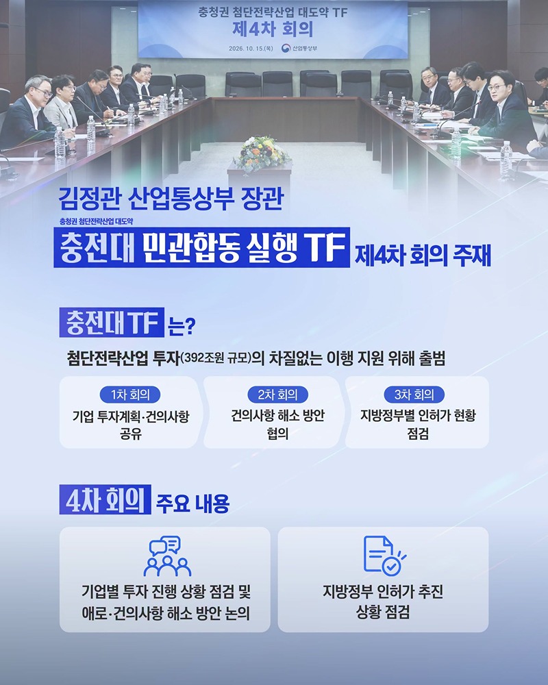 충청권 메가프로젝트 성공 확실하게 뒷받침한다!