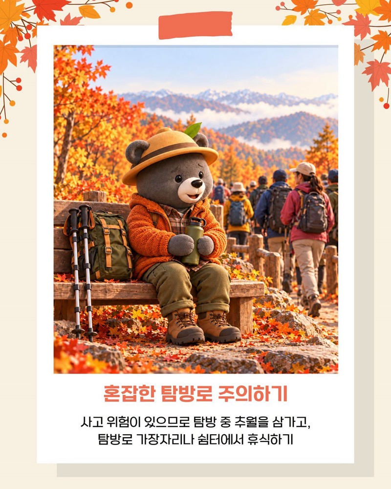 단풍철 가을산행 안전수칙