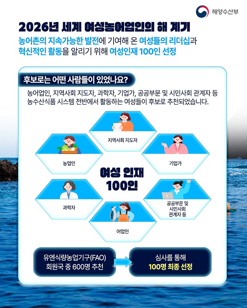 40년 바다 지킨 K-해녀, 세계가 인정한 여성 인재