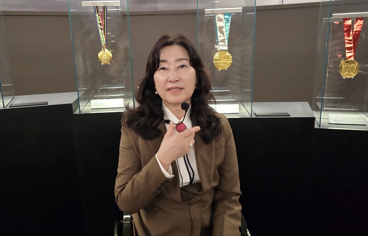 전 패럴림픽 금메달리스트 김임연 선수. (본인 촬영)