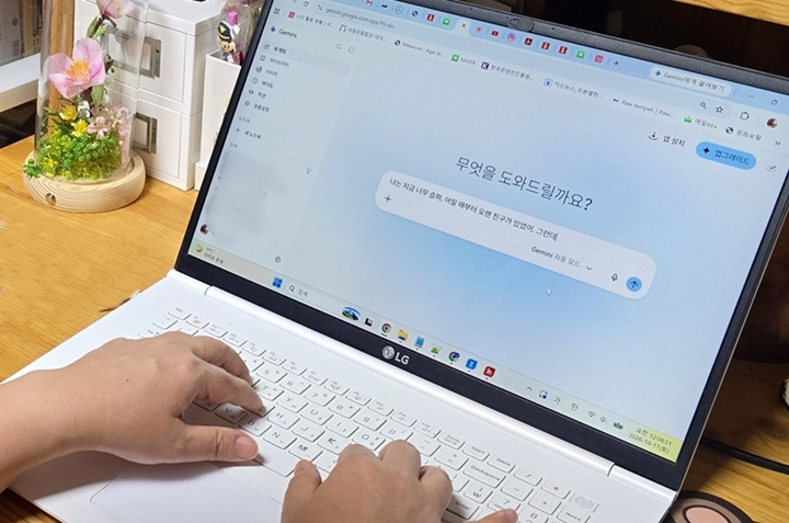 AI에게 고민을 털어놓았지만 위험까지 생각하지 못했다. (본인 촬영)