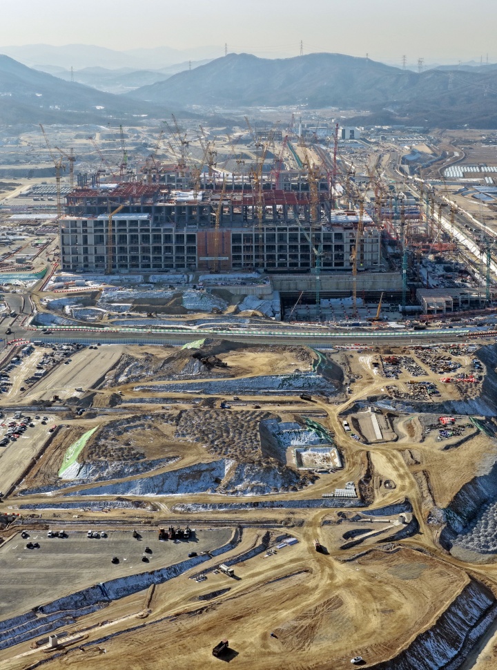 경기도 용인시 처인구 원삼면 용인반도체클러스터 일반산업단지 공사현장. 2026.1.2.(ⓒ연합, 무단 전재-재배포 금지)