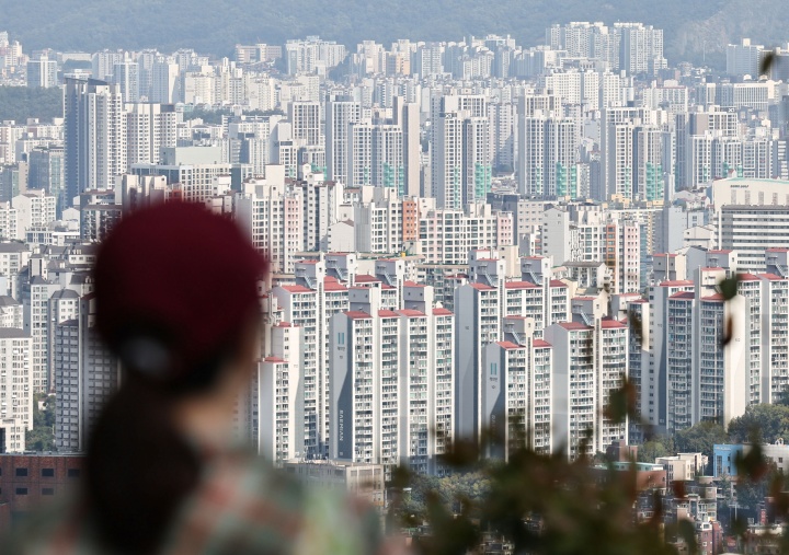 남산에서 바라본 서울 시내 아파트 단지 모습.2026.10.5. (ⓒ뉴스1, 무단 전재-재배포 금지)