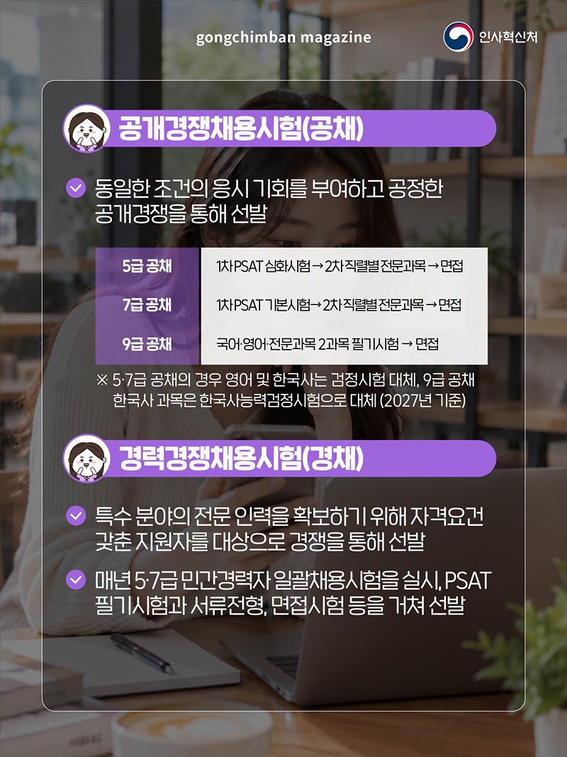 나에게 맞는 공직 진출 방법 알아보기