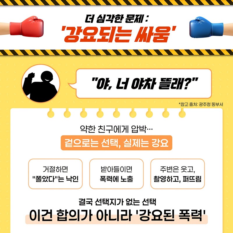 싸움 영상 속 위험한 규칙 야차룰의 진실