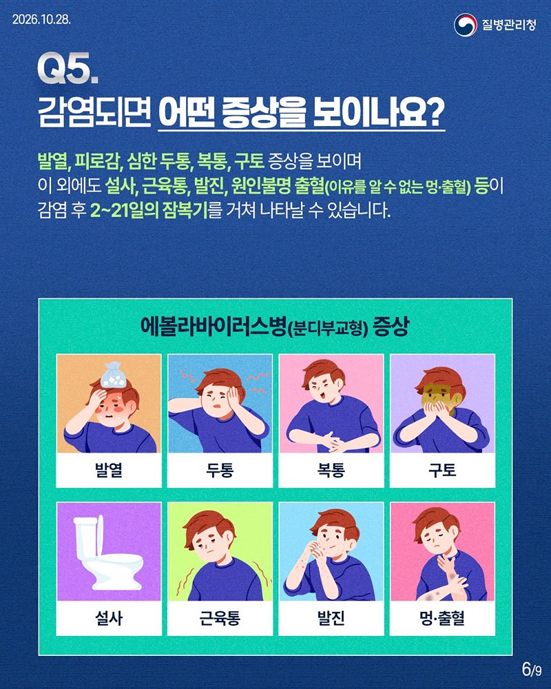 에볼라바이러스병(분디부교형) 바로 알기!