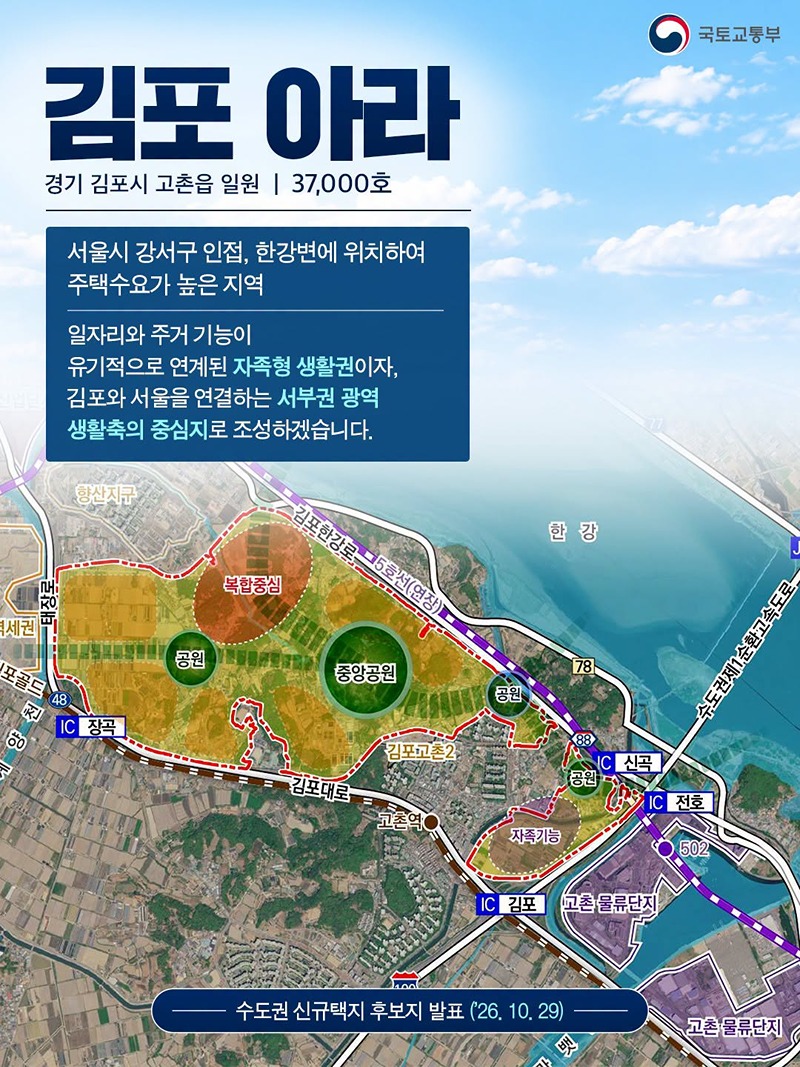 수도권 신규택지 후보지 발표(26.10.29)