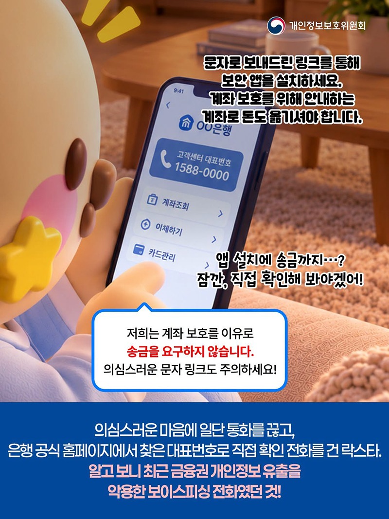 AI 목소리 보이스피싱 주의!