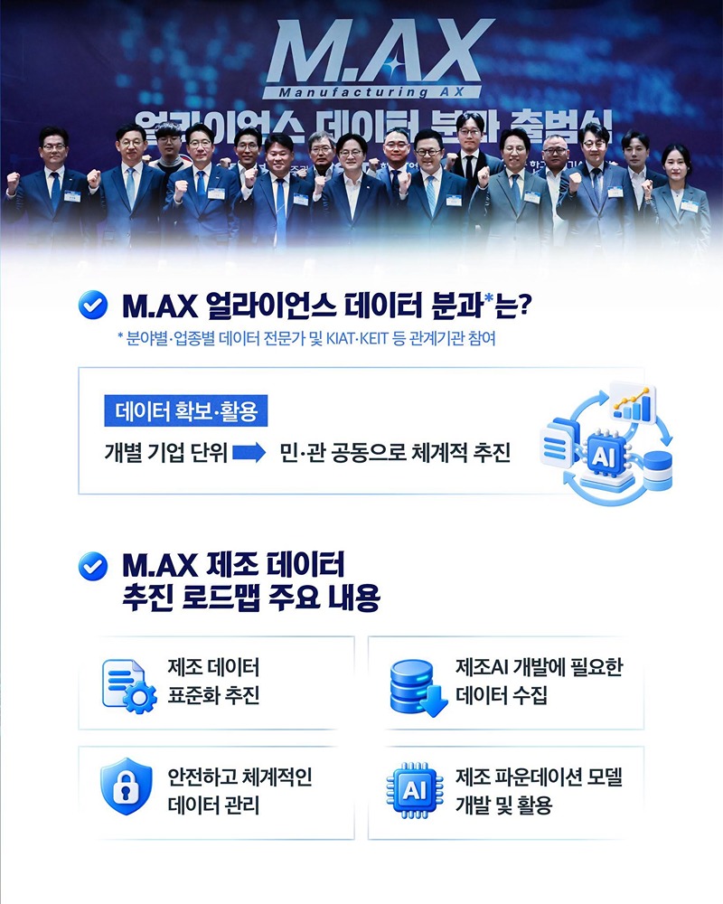 제조 현장의 기술·노하우 양질의 데이터로!