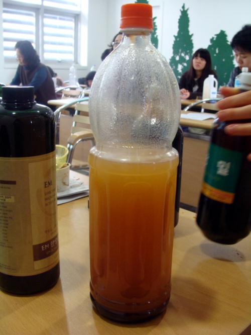 쌀뜨물, 설탕 그리고 EM용액, 이 3가지만으로 완성된 쌀뜨물EM천연세제!