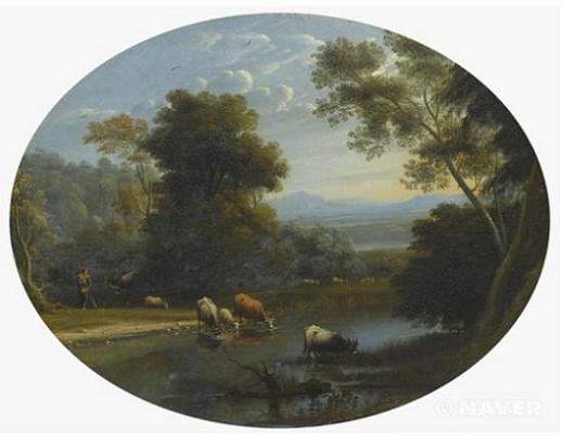 클로드 르 로랭 풍경 목자와 소떼