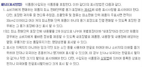 식품위생법에는 제품명 표현제한 규정은 있지만 맞춤법 표기조항이 없어 소비자의 혼란이 우려된다.(출처=식품의약안전청)