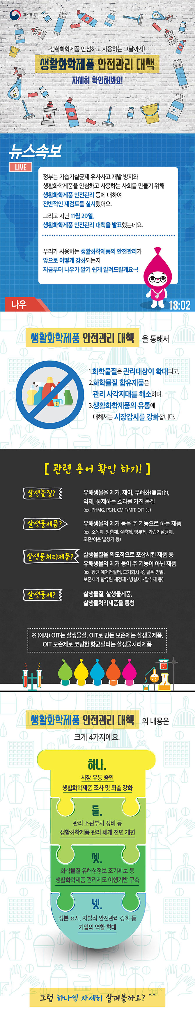 생활화학제품 안전관리 대책 자세히 확인해봐요 하단내용 참조