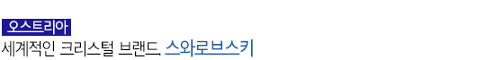 오스트리아 세계적인 크리스털 브랜드, 스와로브스키