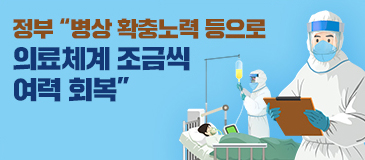 6. 정부 “병상 확충노력 등으로 의료체계 조금씩 여력 회복”