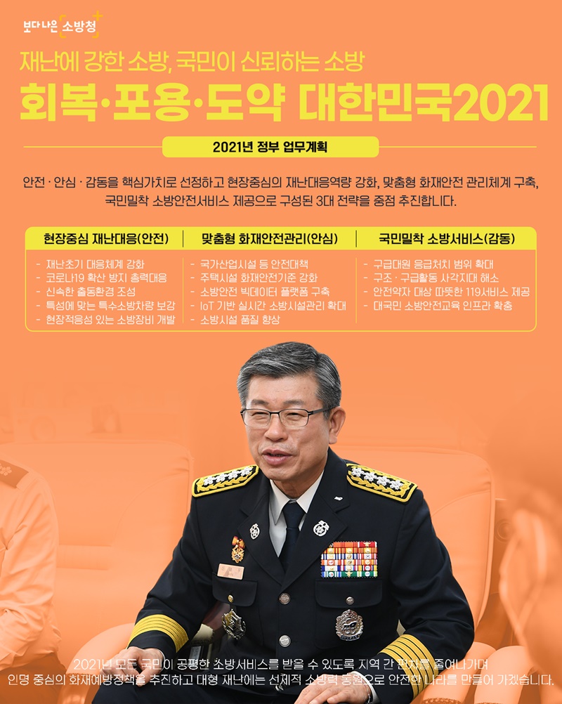 재난에 강한 소방, 국민이 신뢰하는 소방 하단내용 참조 재난에 강한 소방, 국민이 신뢰하는 소방 하단내용 참조