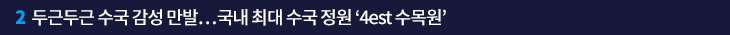 2. 두근두근 수국 감성 만발…국내 최대 수국 정원 ‘4est 수목원’