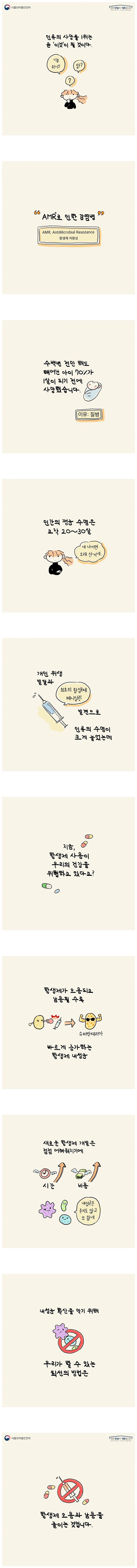 [웹툰] 왜 항생제 내성이 위험할까?