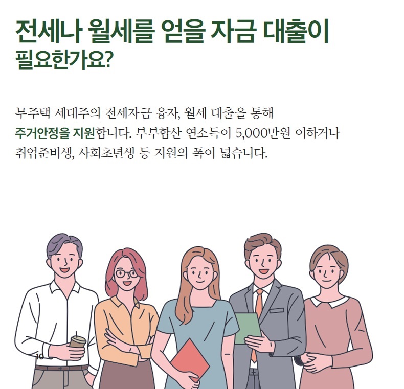 전세나 월세를 얻을 자금 대출이 필요한가요? 하단내용 참조