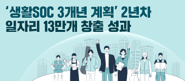 ‘생활SOC 3개년 계획’ 2년차 일자리 13만개 창출 성과