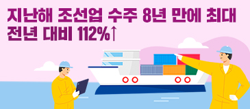 지난해 국내 조선업 수주 8년 만에 최대…전년 대비 112%↑